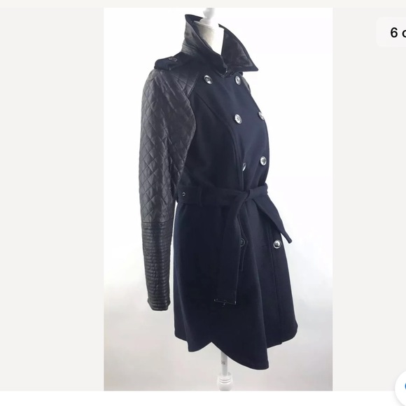 NEW Bcbg MaxAzria Large 12 Isabella Leather Jacket - Picture 2 of 8